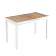 Ausziehtisch NIEHOFF �Nantes Esstisch 180x100cm� Teakholz Aluminium wei�